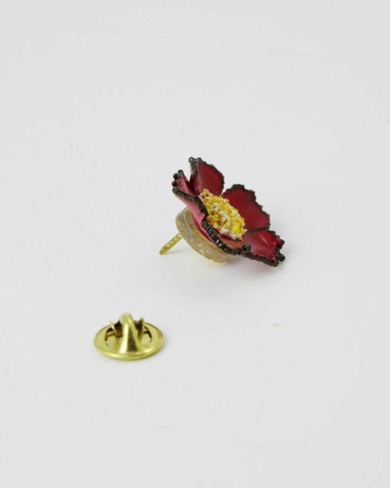 Ciléa Paris - Pin’s fleur Tuba – Vert