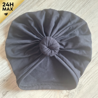 Turban buns sweat léger extensible noir – Adulte – Expédié sous 24h par la marque La Fabrique À DeDeuh La Fabrique À DeDeuh - Turban buns sweat léger extensible noir – Adulte – Expédié sous 24h