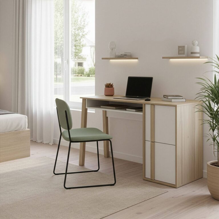 ESSENTIELS PAR CAMIF - Bureau 2 portes Gabrielle