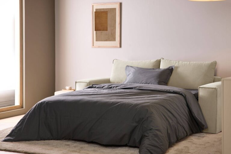 ESSENTIELS PAR CAMIF - Canapé convertible velours Orel