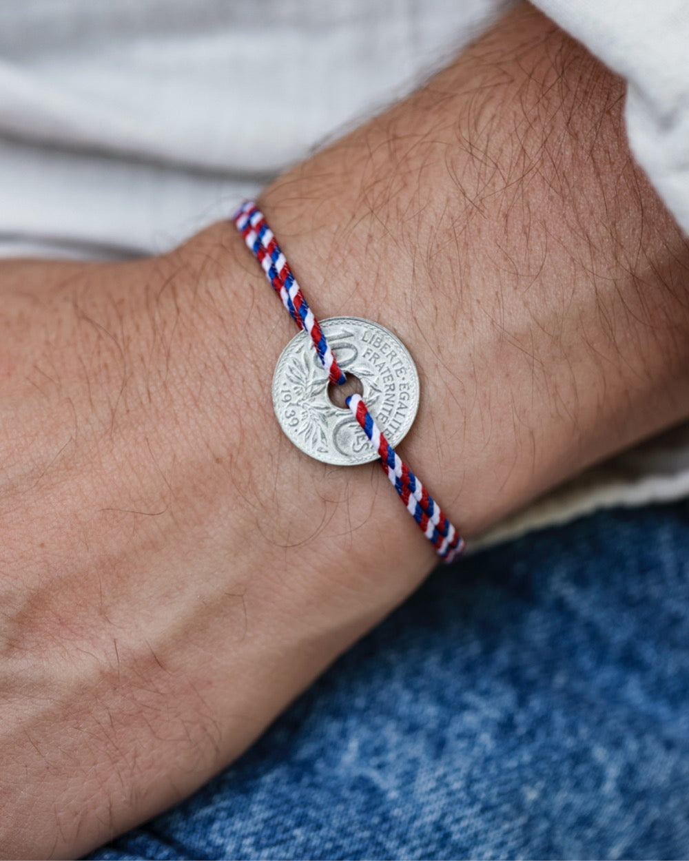 01LSF 10C 0009 Le Sou Français - Bracelet Vincennes - 10 centimes argent - Patriote