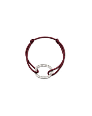 Bracelet Bastille – 10 francs argent – Bordeaux par la marque LE SOU FRANÇAIS LE SOU FRANÇAIS - Bracelet Bastille – 10 francs argent – Bordeaux
