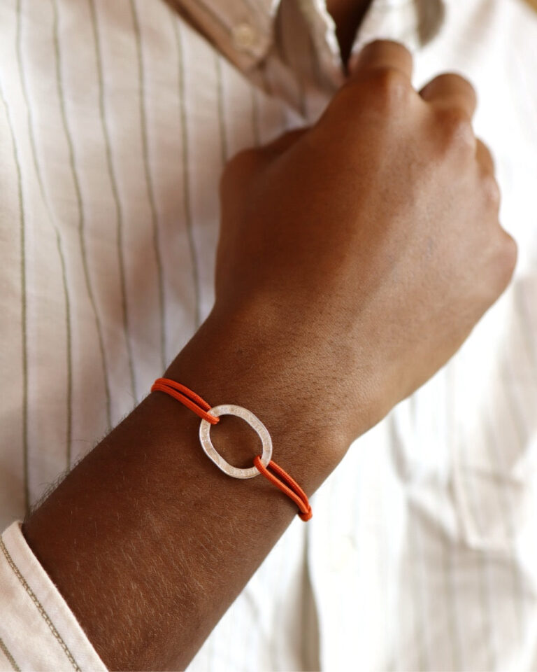 01LSF 10F 0004 Le Sou Français - Bracelet Bastille - 10 francs argent - Orange Vif