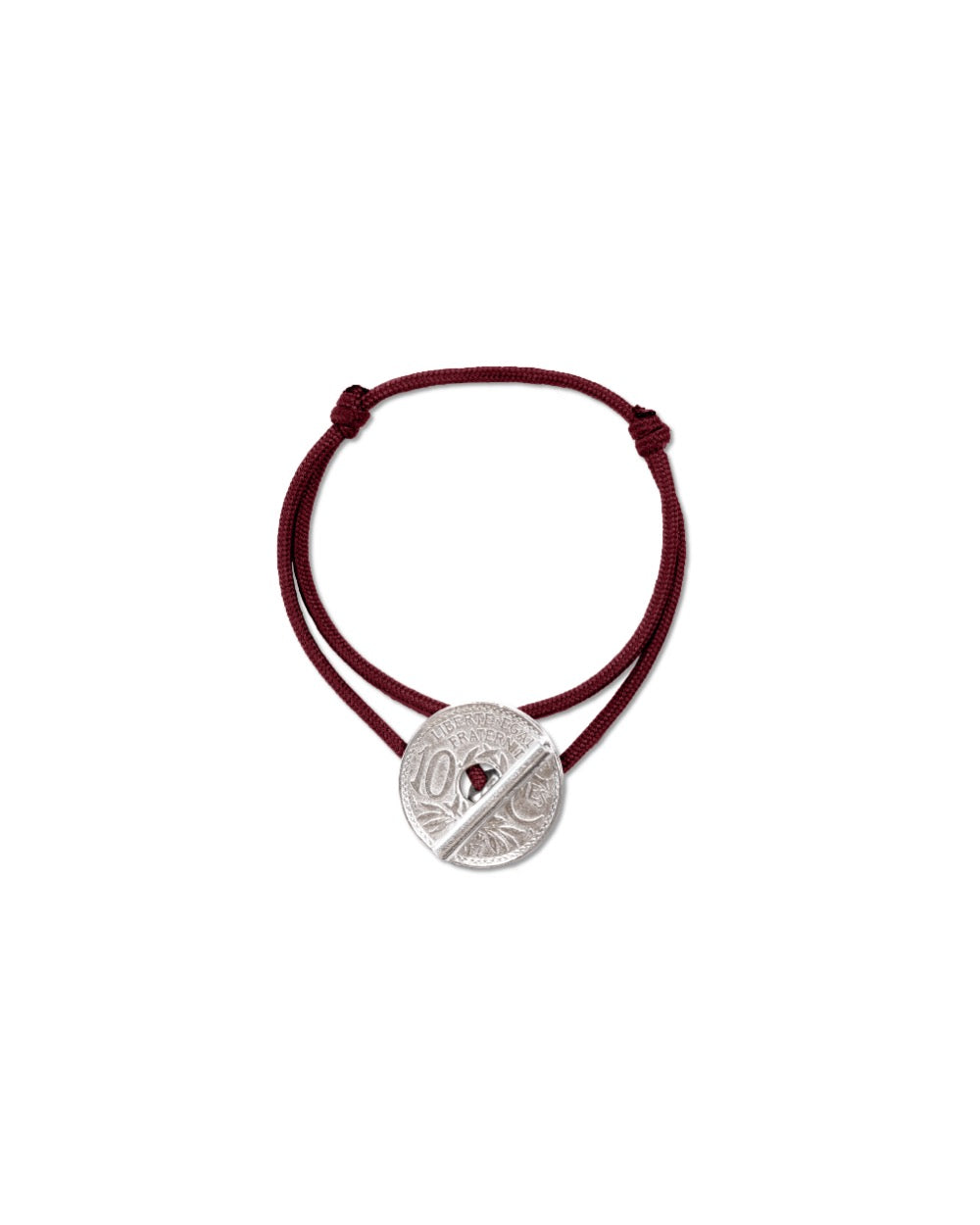 01LSF 10T 0002 Le Sou Français - Bracelet le T - 10 centimes argent - Bordeaux