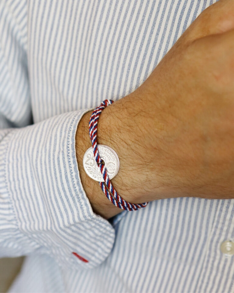 01LSF 25C 0006 LE SOU FRANÇAIS - Bracelet Montmartre - 25 centimes argent - Patriote