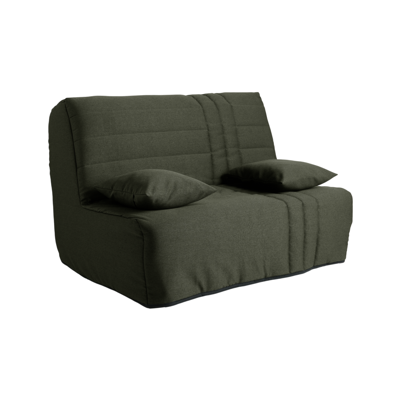 01 de canapes et fauteuils bz cosi par camif vert tissus olga camif 100398194674 COSI PAR CAMIF - Canapé BZ tissu Olga