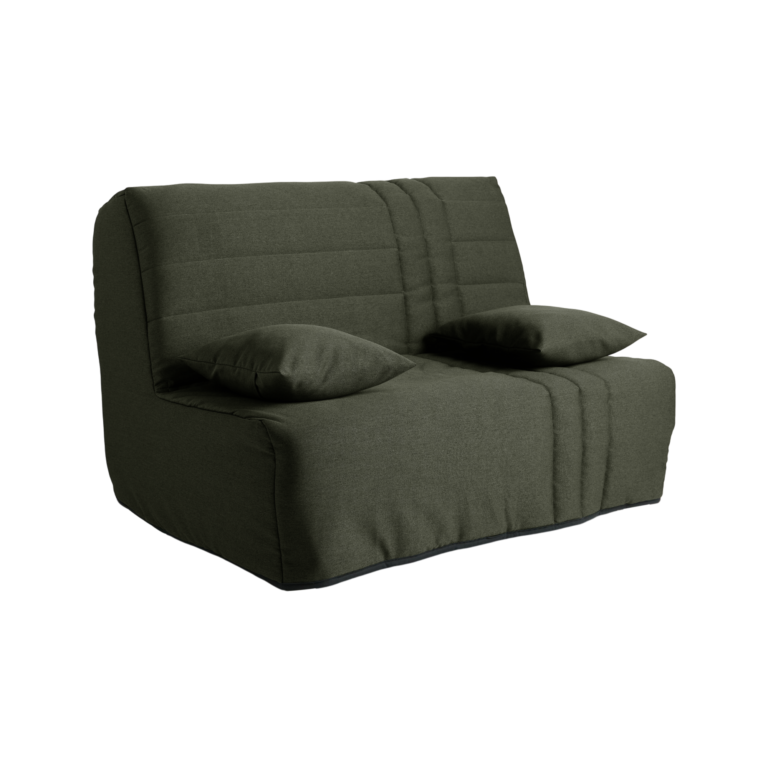 01 de canapes et fauteuils bz cosi par camif vert tissus olga camif 100398194674 COSI PAR CAMIF - Canapé BZ tissu Olga