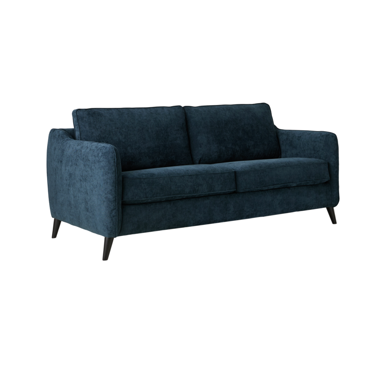 01 de canapes et fauteuils canapes convertibles 3 places camif signature bleu tissus prince camif 100393163955 CAMIF SIGNATURE - Canapé convertible tissu Prince