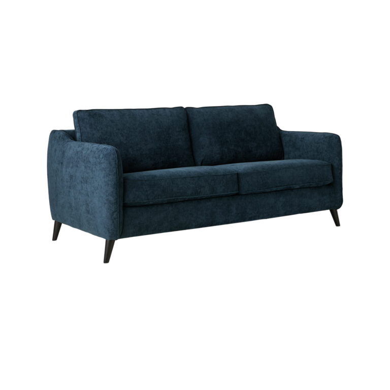 01 de canapes et fauteuils canapes convertibles 3 places camif signature bleu tissus prince camif 100393163955 CAMIF SIGNATURE - Canapé convertible tissu Prince