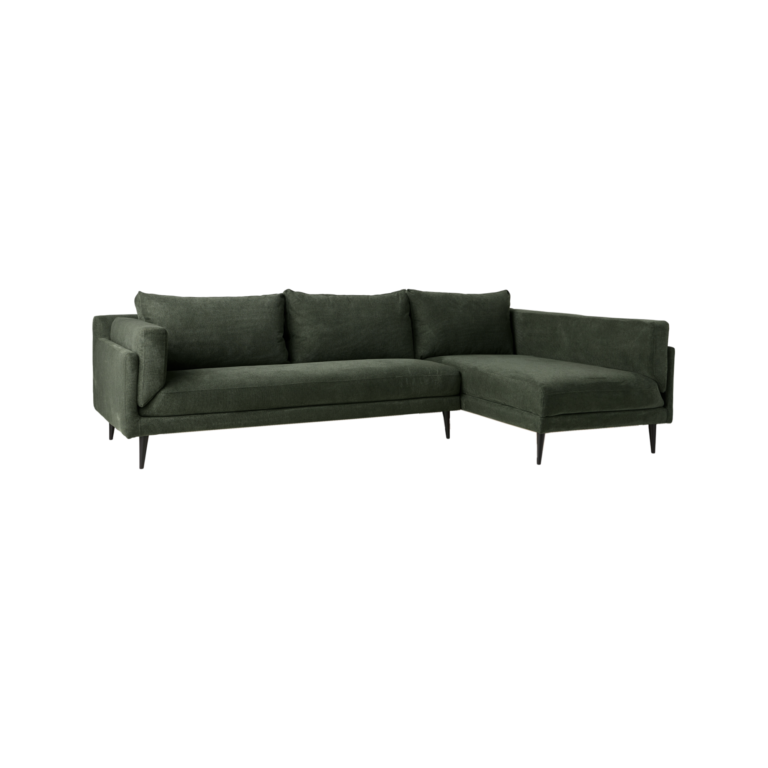 01 de canapes et fauteuils canapes d angle droit camif signature vert tissus olivier camif 100388942040 CAMIF SIGNATURE - Canapé d'angle tissu recyclé Olivier
