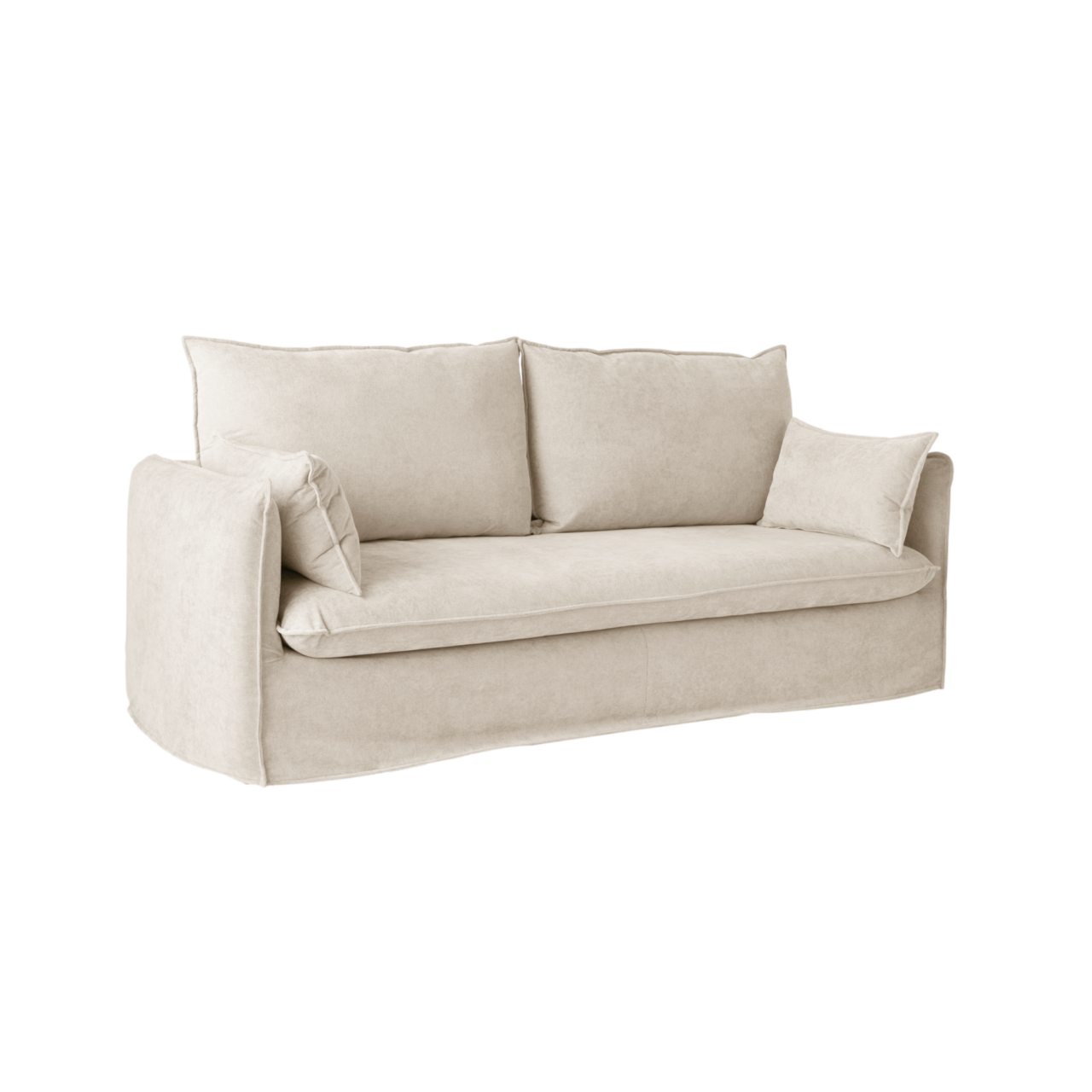 01 de canapes et fauteuils canapes droits 3 places camif signature beige tissus orphee camif 100393912179 CAMIF SIGNATURE - Canapé tissu Orphée