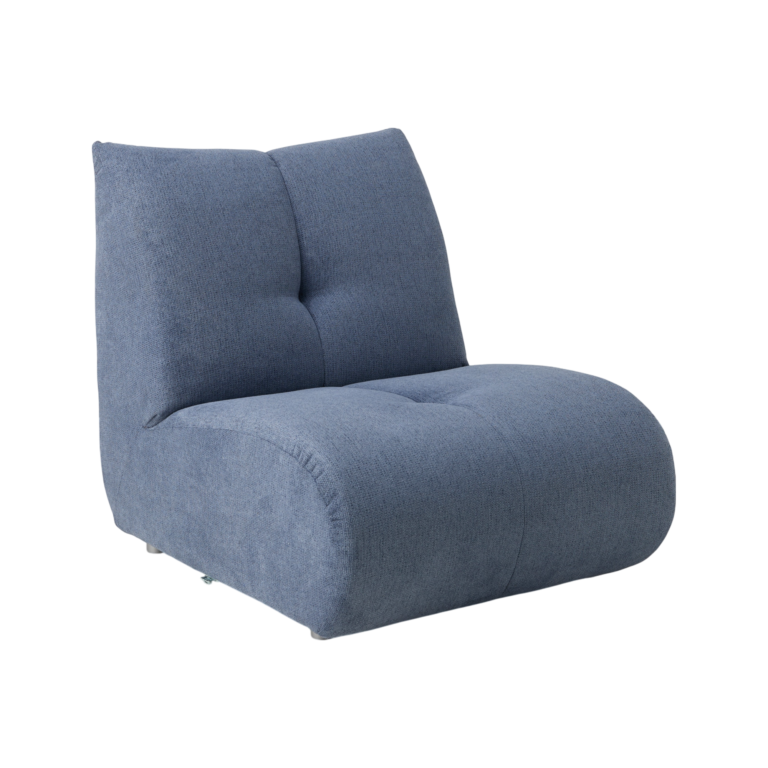 01 de canapes et fauteuils canapes modulables camif bleu tissus benny camif 100391183760 CAMIF SIGNATURE - Chauffeuse pour canapé modulable tissu Benny