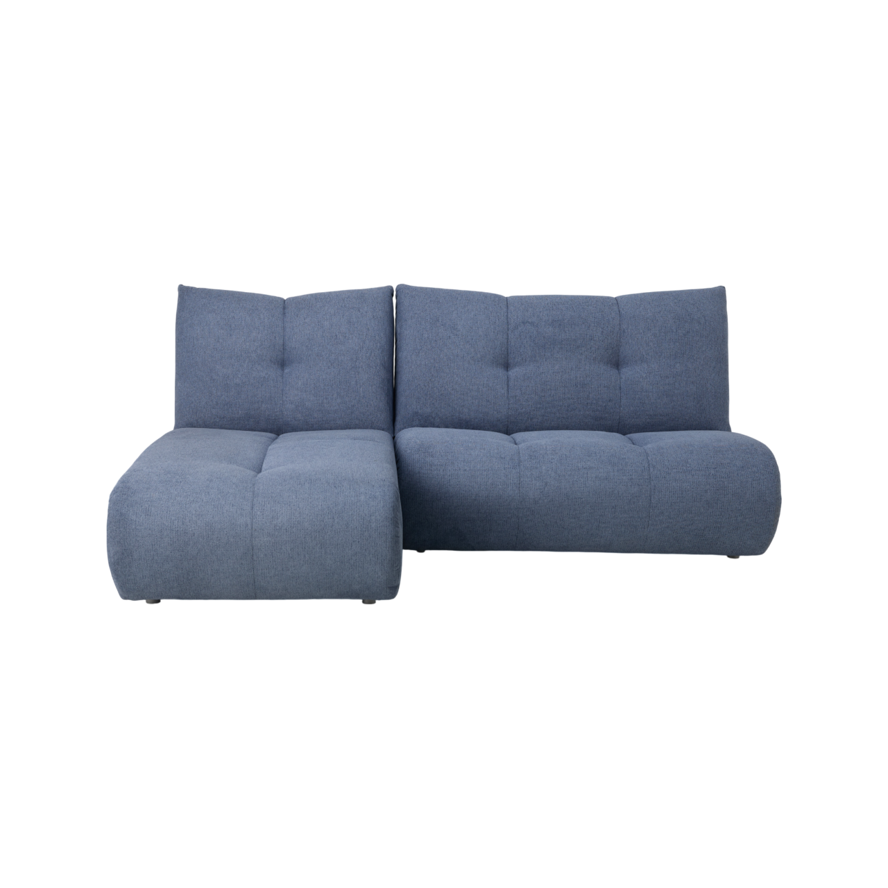 01 de canapes et fauteuils canapes modulables camif bleu tissus benny camif 100391232104 CAMIF SIGNATURE - Grande chauffeuse et méridienne tissu Benny