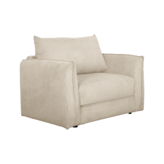 Fauteuil déplimousse velours côtelé Onyx par la marque Camif Camif - Fauteuil déplimousse velours côtelé Onyx