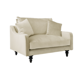 Fauteuil velours Orso XL par la marque Camif Camif - Fauteuil velours Orso XL