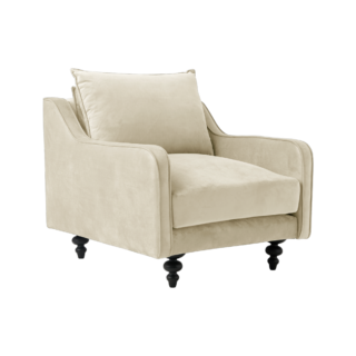 Fauteuil velours Orso par la marque Camif Camif - Fauteuil velours Orso