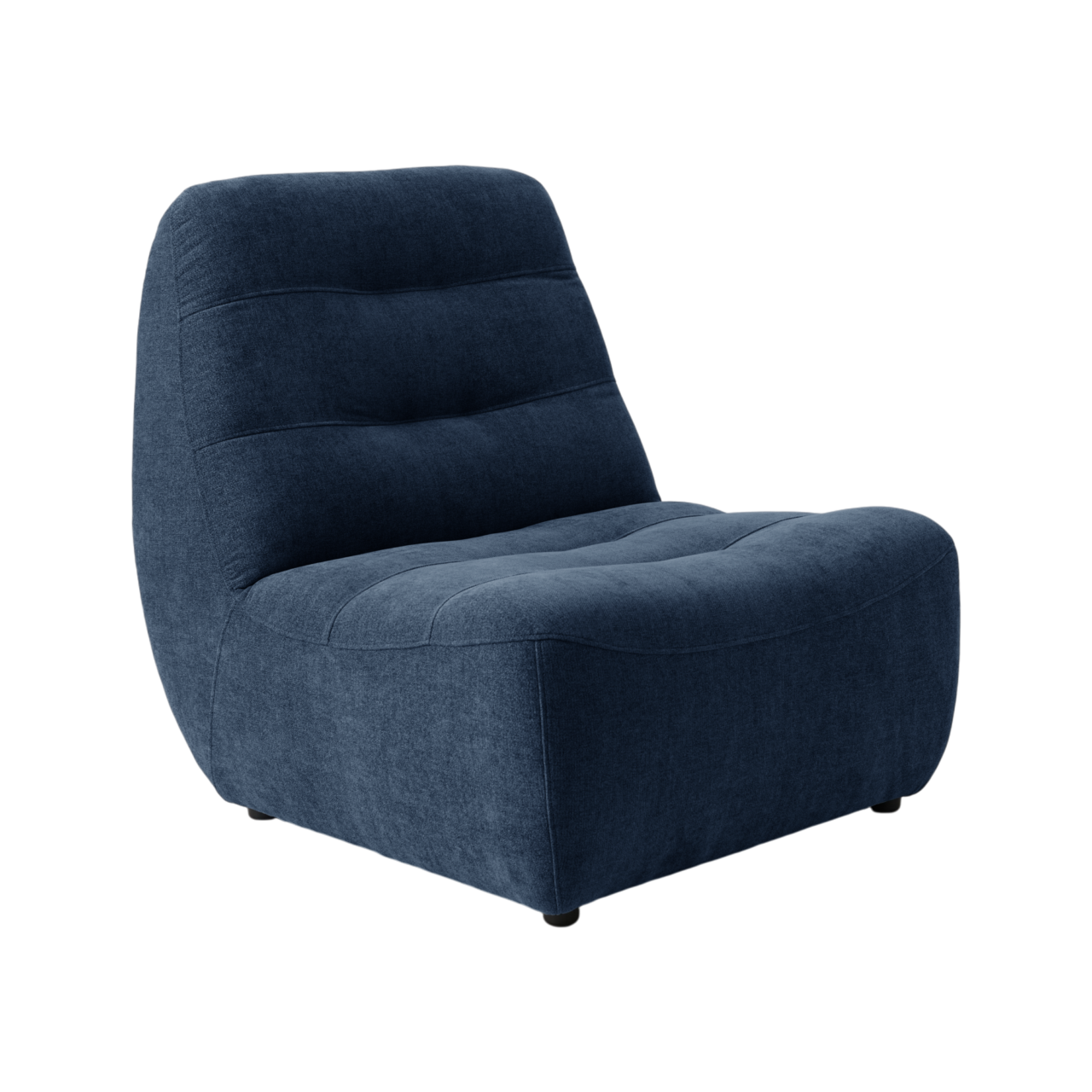 01 de canapes et fauteuils fauteuils niv inf camif signature bleu tissus phenix camif 100393323971 CAMIF SIGNATURE - Fauteuil tissu Phenix