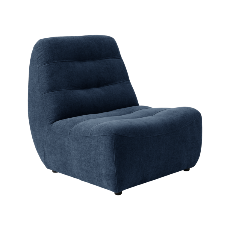 01 de canapes et fauteuils fauteuils niv inf camif signature bleu tissus phenix camif 100393323971 CAMIF SIGNATURE - Fauteuil tissu Phenix
