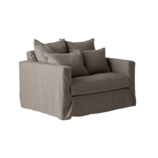 Camif - Fauteuil XL lin déhoussable Moëze