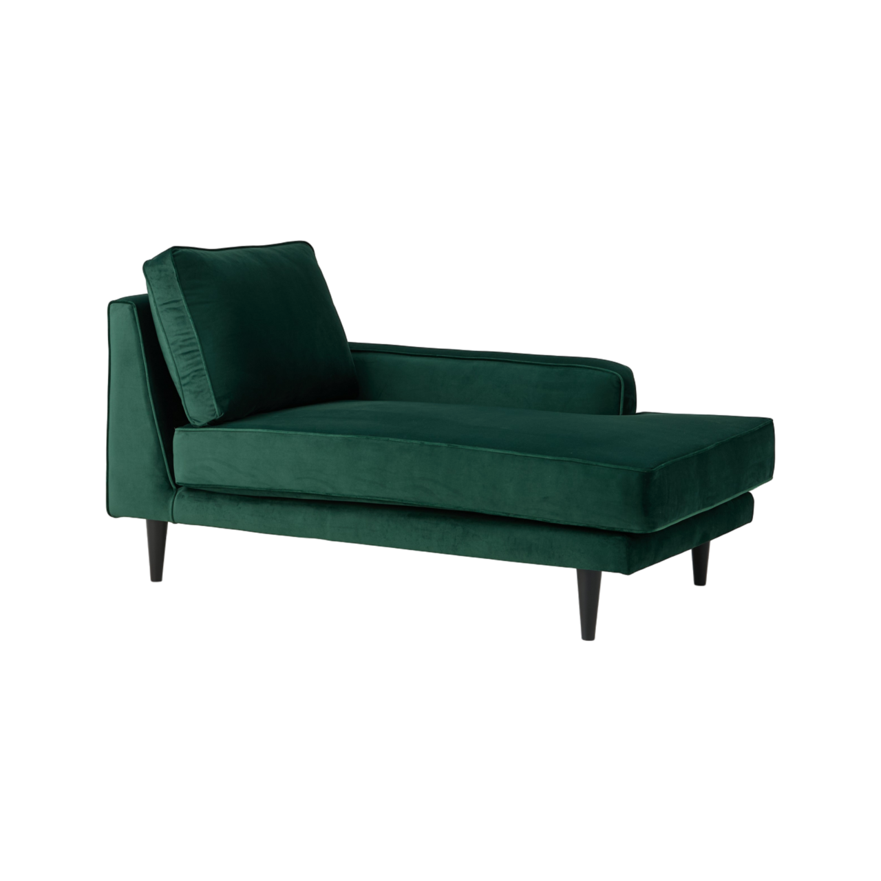 CAMIF SIGNATURE - Méridienne velours Oscar