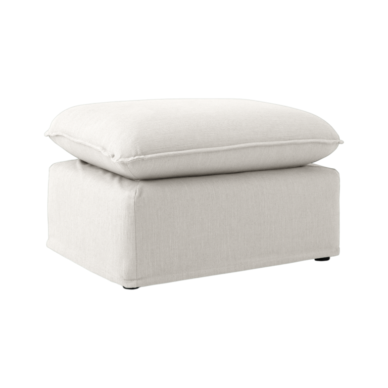 01 de canapes et fauteuils poufs et repose pieds camif signature beige tissus orphee camif 100389663725 CAMIF SIGNATURE - Pouf tissu effet lin Orphée
