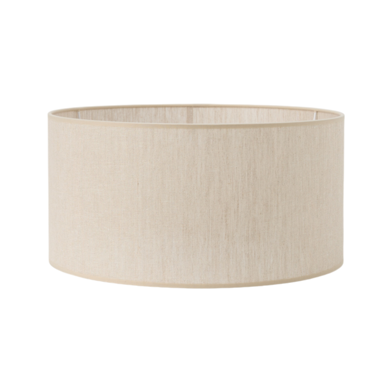 01 de deco abat jour camif signature beige tissus n camif 10039408 ESSENTIELS PAR CAMIF - Abat-jour pour suspension lin 40 cm Raina
