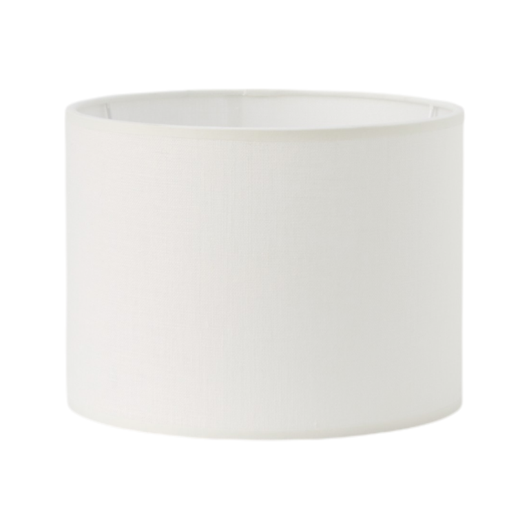 01 de deco abat jour camif signature blanc tissus n camif 10039409 ESSENTIELS PAR CAMIF - Abat-jour pour suspension tissu blanc 20 cm Rosalie