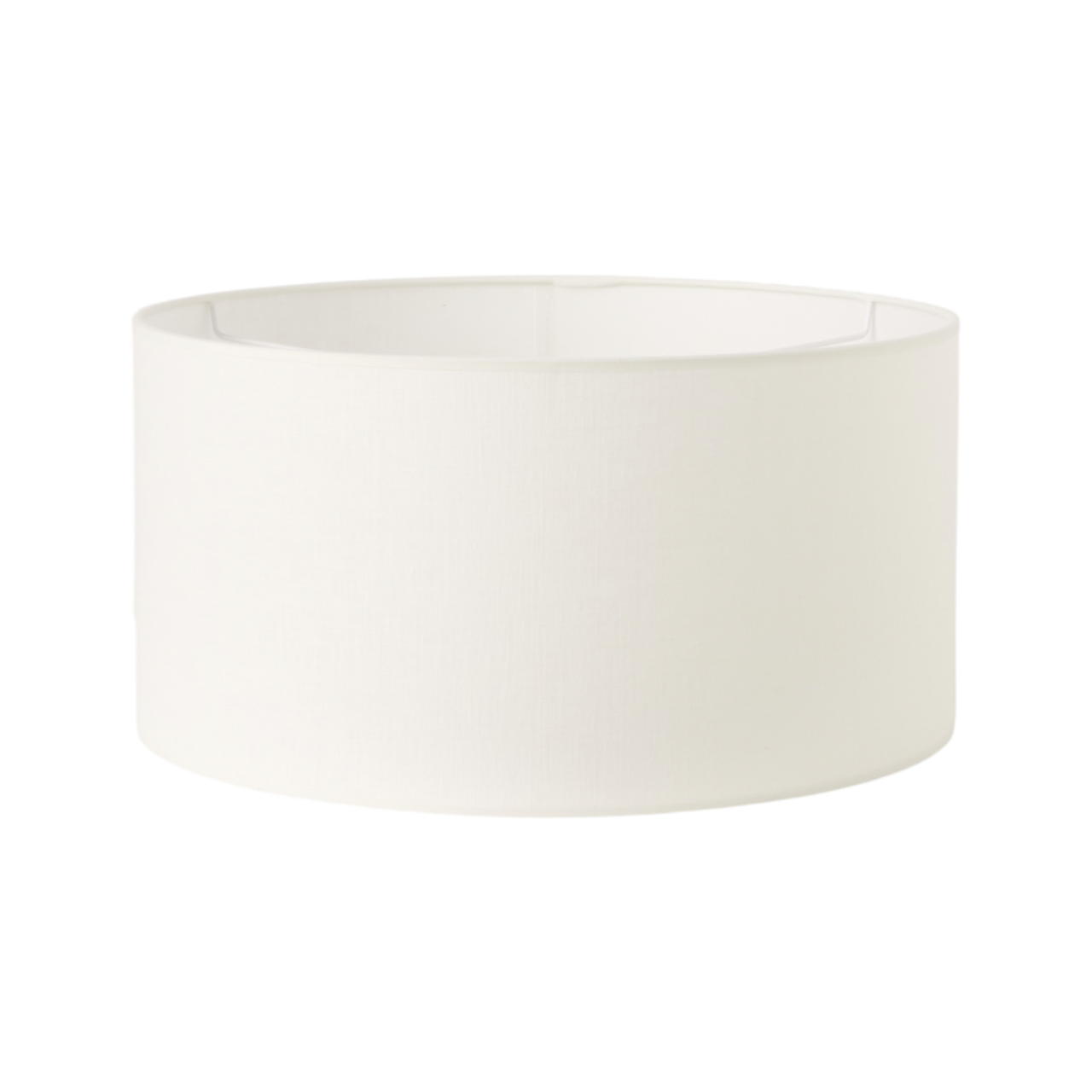 ESSENTIELS PAR CAMIF - Abat-jour pour suspension tissu blanc 40 cm Rania