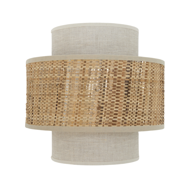 01 de deco appliques murales interieur camif signature beige rafia n camif 10039418 CAMIF SIGNATURE - Applique lin raphia Renata