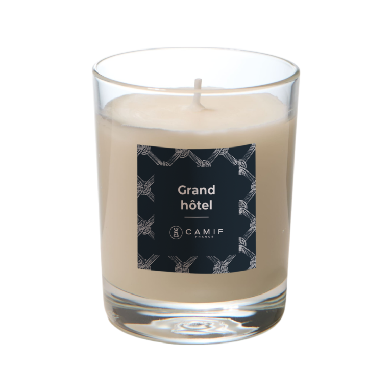 01 de deco bougies a completer transparent vegetale n n 10039081 CAMIF SIGNATURE - Bougie parfumée Grand Hôtel