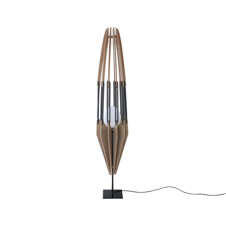 01 de deco lampadaires camif bois clair bois nulle camif 10039462 CAMIF SIGNATURE - Lampadaire Fire M 140cm