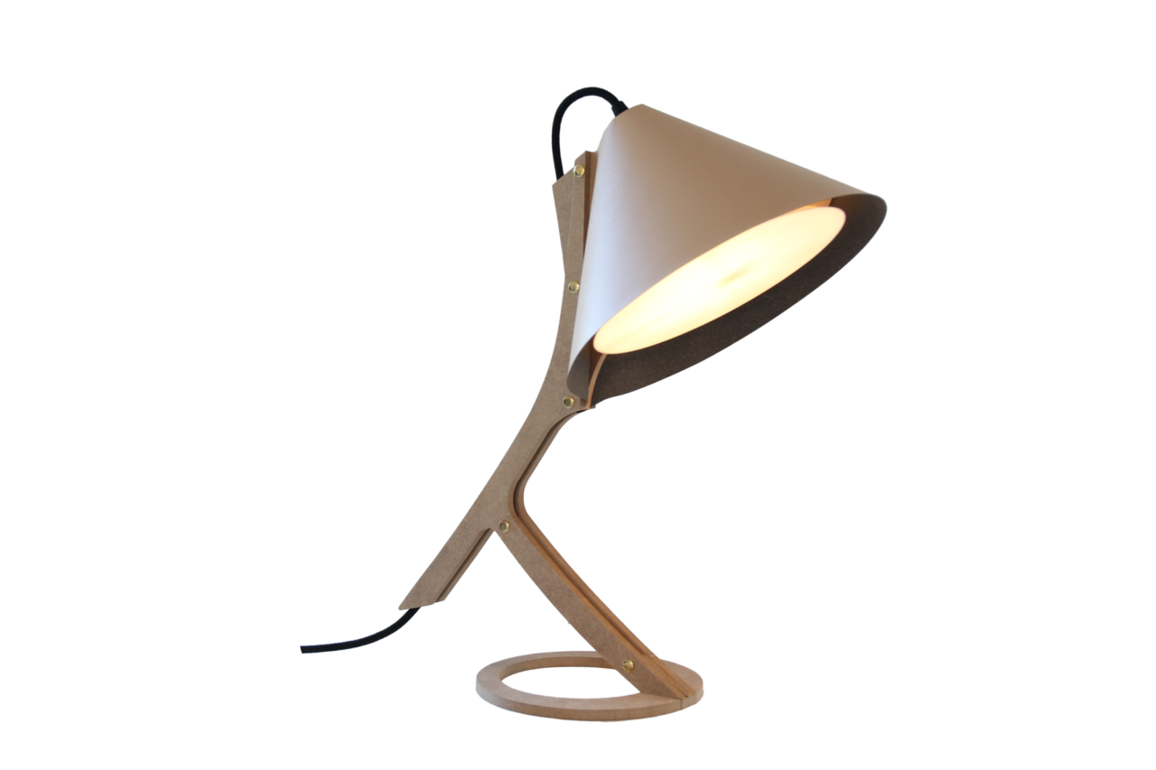01 de deco lampes camif beige cuir a completer n 10039454 CAMIF SIGNATURE - Lampe à poser Silence cuir beige