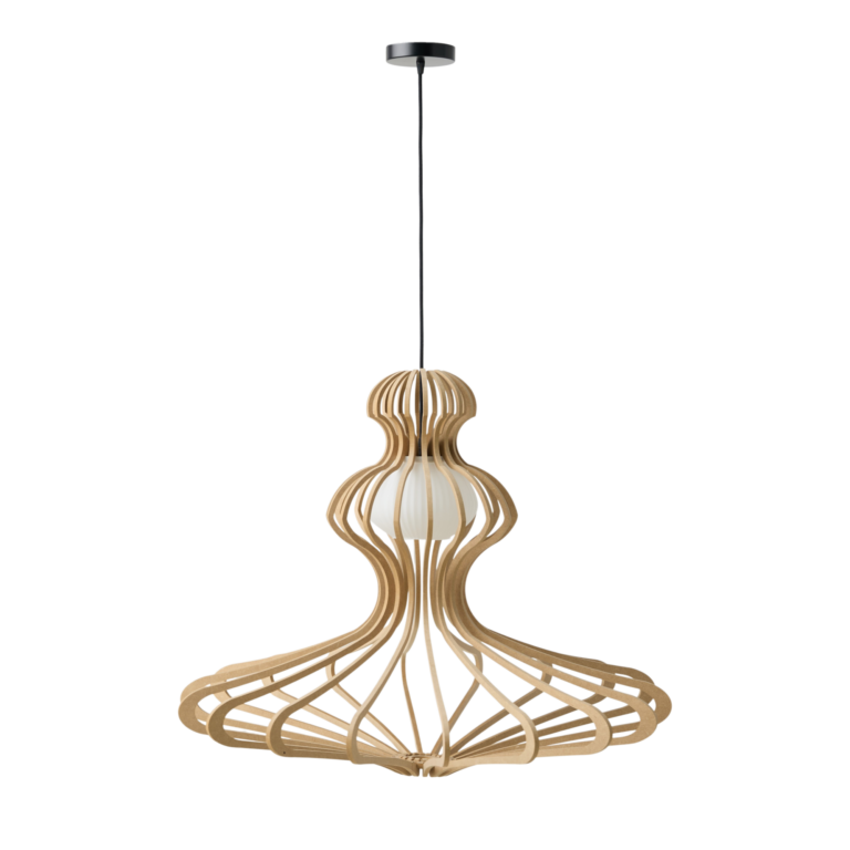 01 de deco suspensions et plafonniers camif bois clair bois nulle camif 10039649 CAMIF SIGNATURE - Suspension Woman S Brut