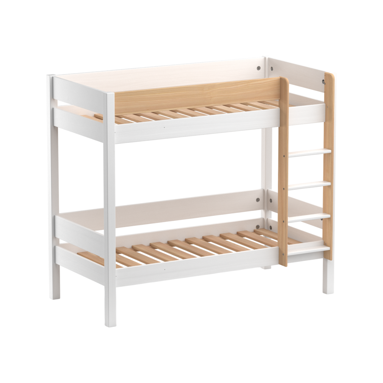 01 de enfant lits superposes camille par camif blanc bois sylvio n 100358071216 CAMILLE PAR CAMIF - Lits superposés Sylvio