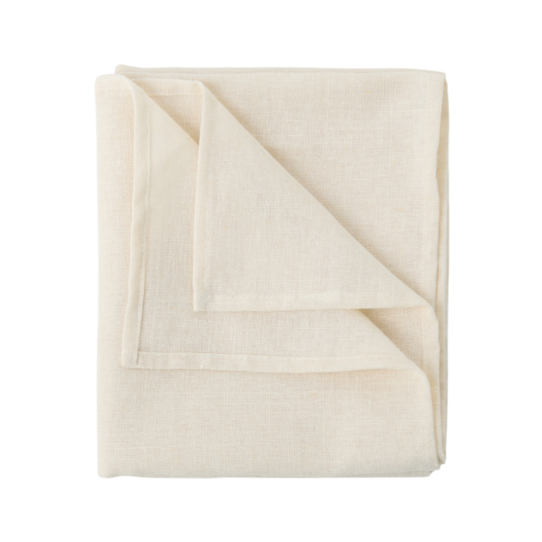 01 de linge de maison chemins et sets de table camif signature blanc lin lina camif 100395494474 CAMIF SIGNATURE - Chemin de table lin Lina