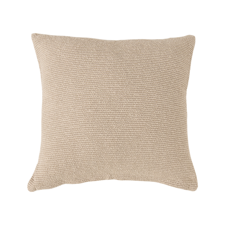 01 de linge de maison coussins camif signature beige coton lin leon camif 100395534480 CAMIF SIGNATURE - Coussin coton lin tramé Léon