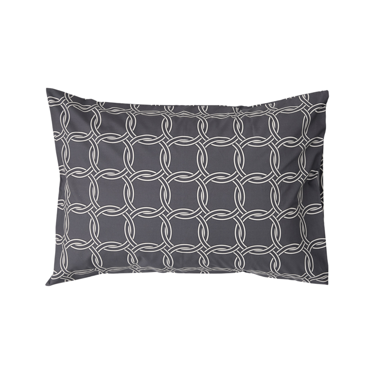 01 de linge de maison taies d oreiller et de traversin camif signature noir coton neo retro camif 100391584101 CAMIF SIGNATURE - Lot de 2 taies d'oreiller percale Néo Rétro