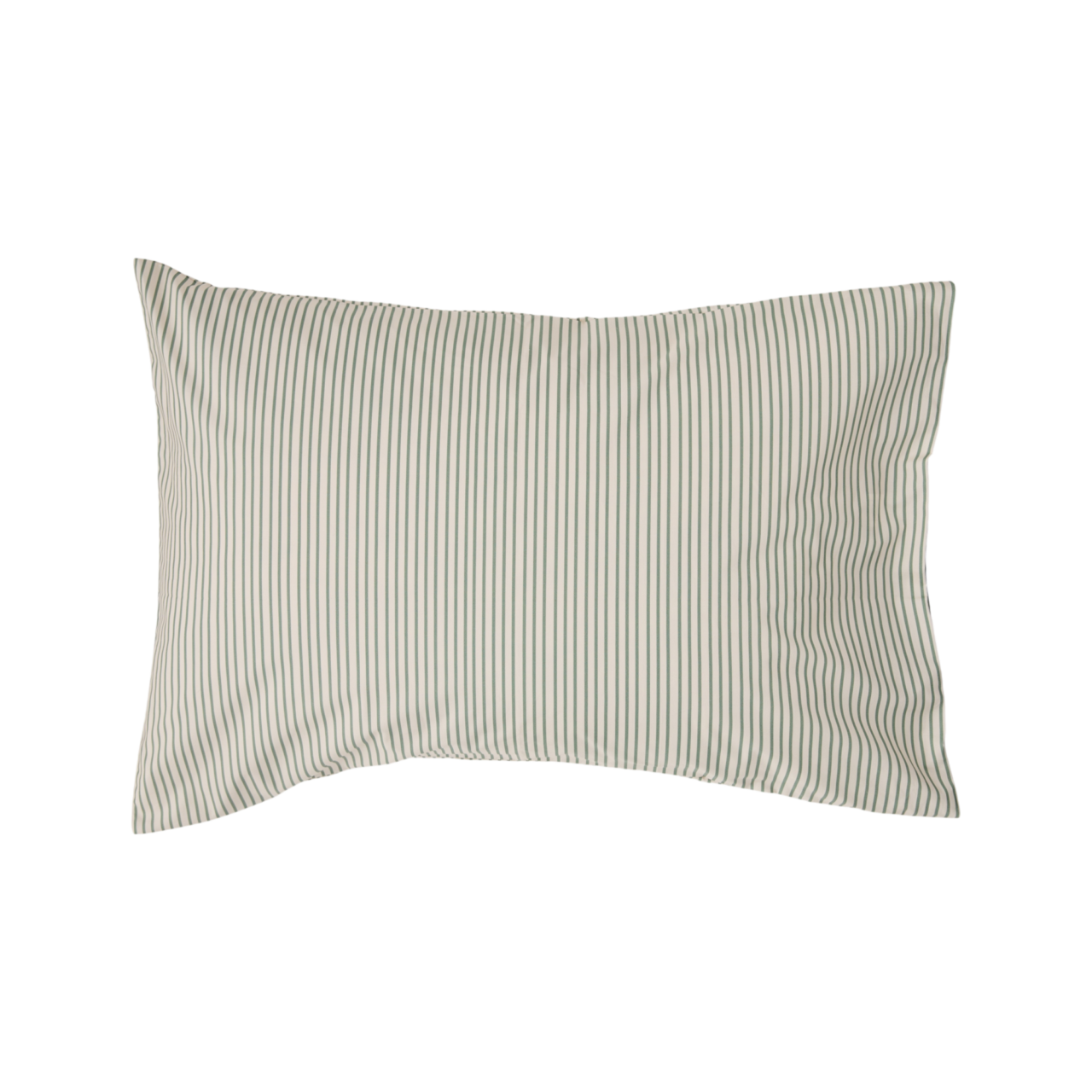 01 de linge de maison taies d oreiller et de traversin camif signature vert coton n camif 100391564097 CAMIF SIGNATURE - Lot de 2 taies d'oreiller percale Aulne