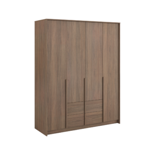 Armoire 4 portes 2 tiroirs Paku par la marque Camif Camif - Armoire 4 portes 2 tiroirs Paku