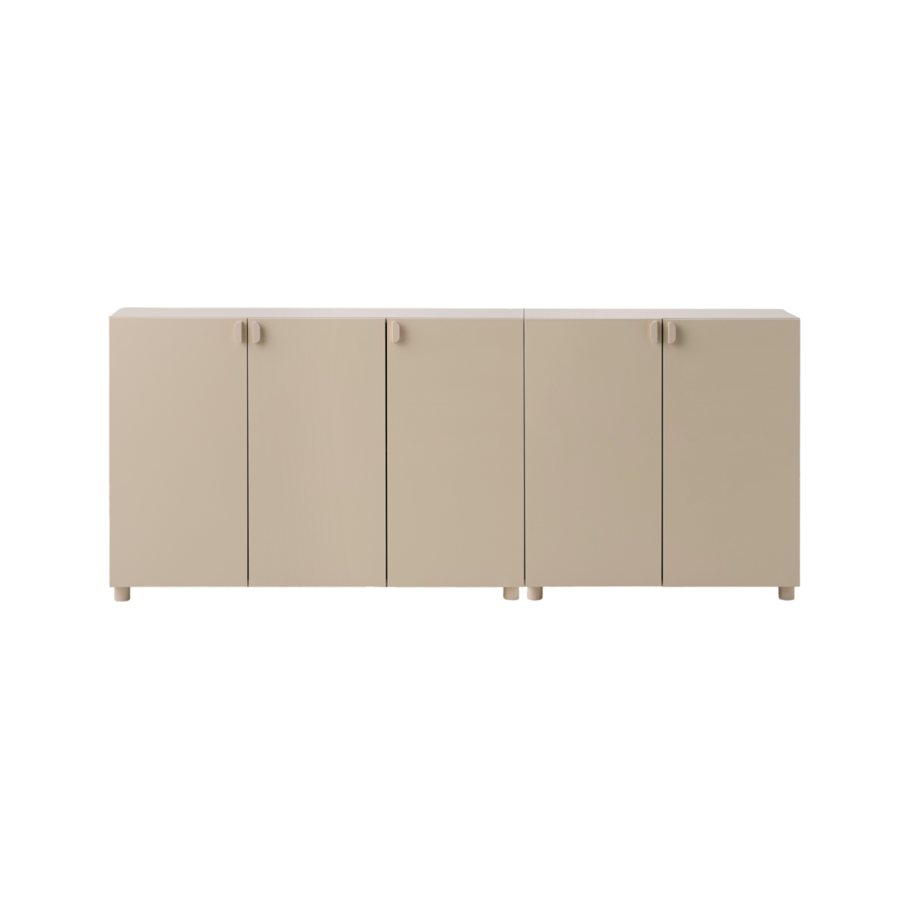 ESSENTIELS PAR CAMIF - Combinaison rangement 5 portes 196 cm Paloma