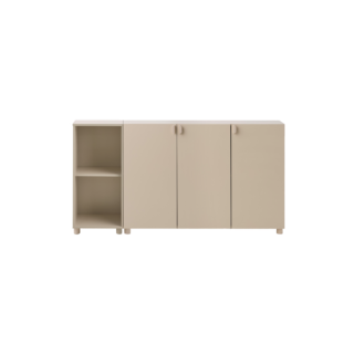 Combinaison rangement 3 portes + 2 niches 156 cm Paloma par la marque Camif Camif - Combinaison rangement 3 portes + 2 niches 156 cm Paloma