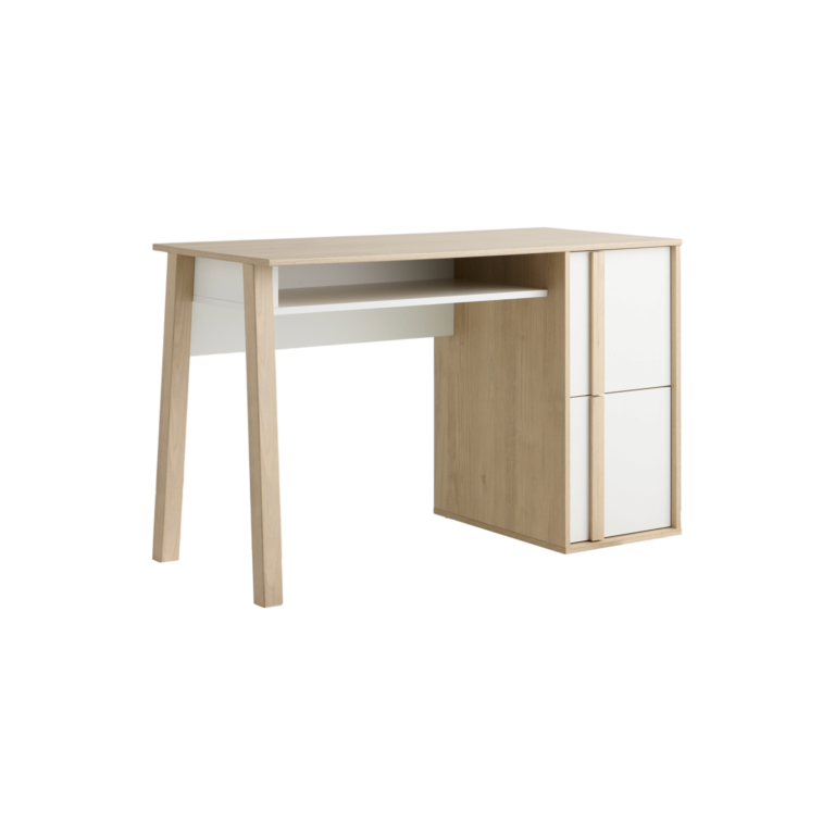 01 de meubles bureaux essentiels par camif bois clair bois gabrielle camif 10039825 ESSENTIELS PAR CAMIF - Bureau 2 portes Gabrielle