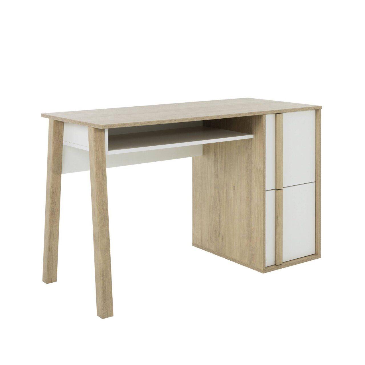 01 de meubles bureaux essentiels par camif bois clair bois gabrielle n 10039825 ESSENTIELS PAR CAMIF - Bureau 2 portes Gabrielle