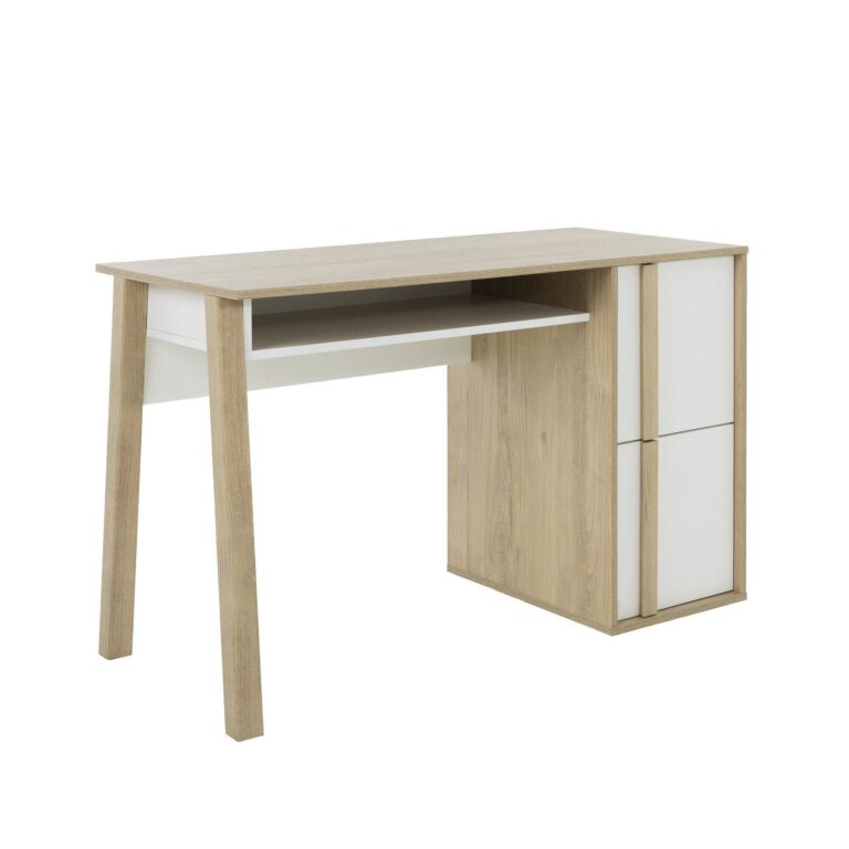 01 de meubles bureaux essentiels par camif bois clair bois gabrielle n 10039825 ESSENTIELS PAR CAMIF - Bureau 2 portes Gabrielle