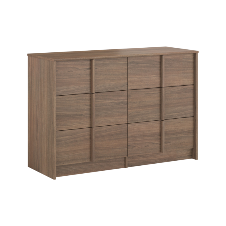 01 de meubles commodes camif signature bois fonce bois paku n 10039983 CAMIF SIGNATURE - Commode 6 tiroirs Paku