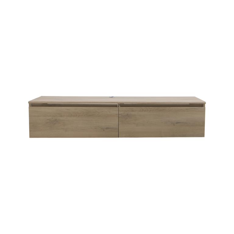 01 de meubles meubles tv essentiels par camif bois clair bois pedro camif 10039652 ESSENTIELS PAR CAMIF - Meuble TV décor bois 2 tiroirs Pedro