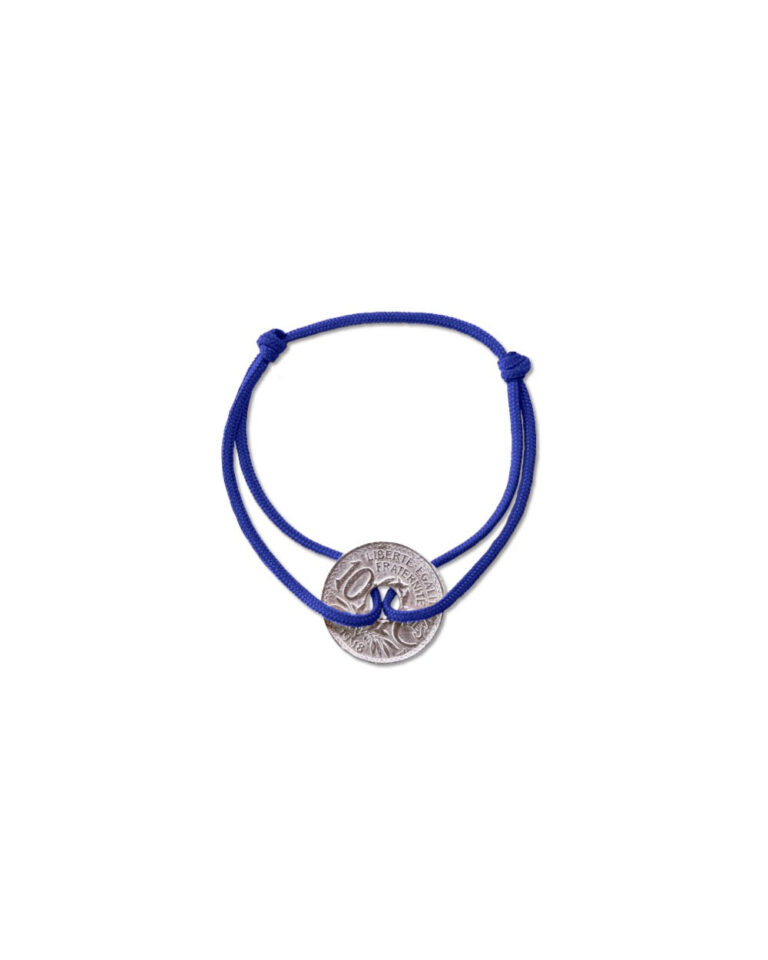 Le Sou Français - Bracelet Vincennes - 10 centimes argent - Majorelle