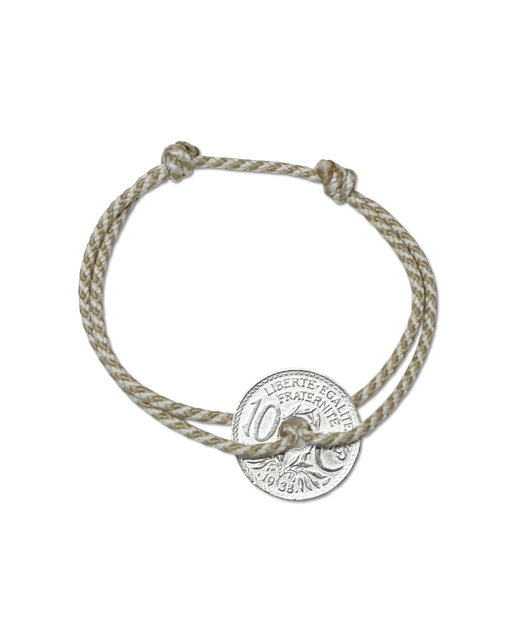 02LSF 10C 0012 Le Sou Français - Bracelet Vincennes - 10 centimes argent - Biarrot Beige