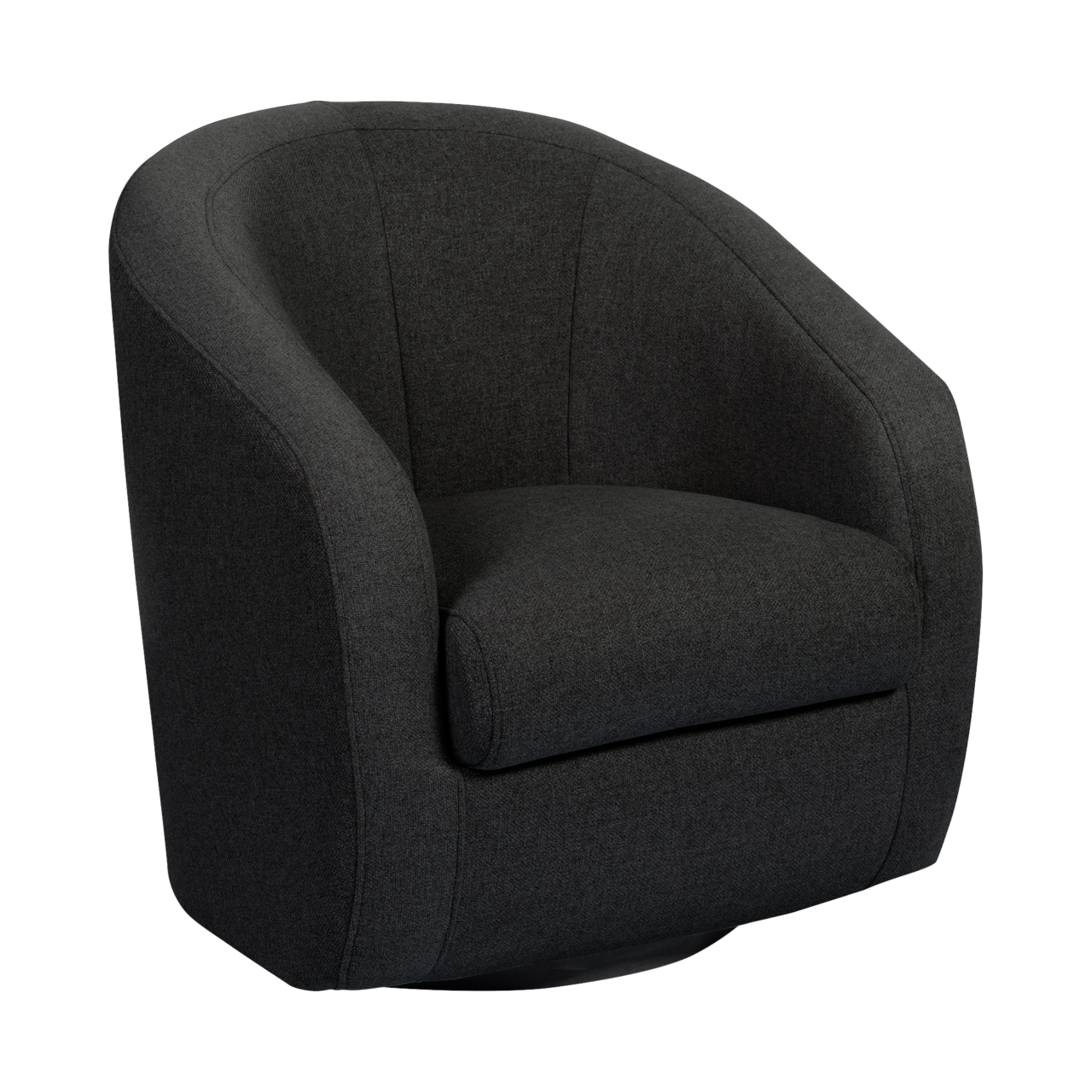02 de fauteuils fauteuils relax noir n tissus colin camif 100378062869 20240515 COSI PAR CAMIF - Fauteuil relax pivotant tissu Colin