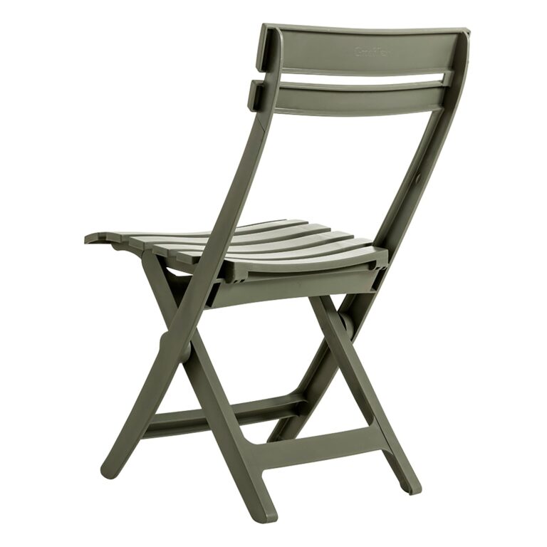 Grosfillex - Lot table Vega 118 x 77 cm + 4 chaises Miami pliantes – Sorbet melon